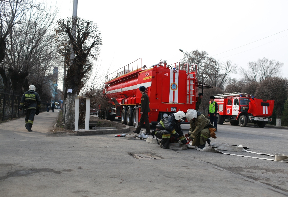 В Рудном сгорело 10 автобусов