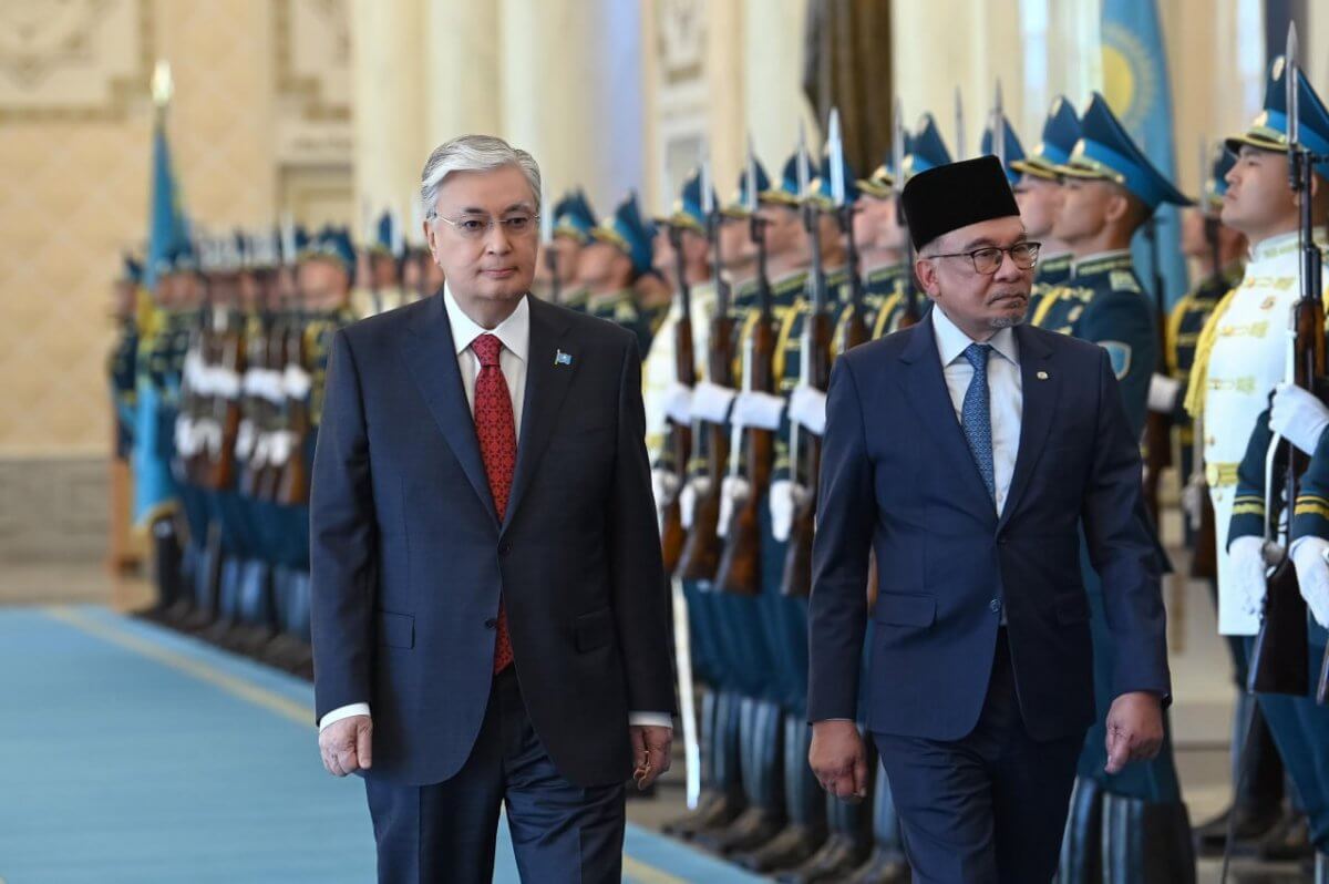 В Акорде состоялась торжественная церемония встречи премьер-министра Малайзии