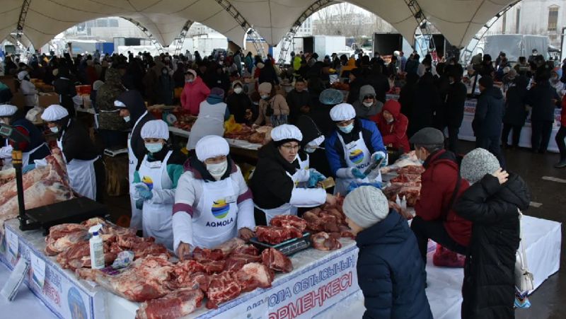 В Астану на ярмарку привезут 850 тонн продуктов из Акмолинской области