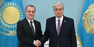 Тоқаев Әзербайжанның Сыртқы істер министрін қабылдады