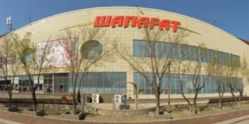 Астанада ірі сауда үйі өртеніп жатыр