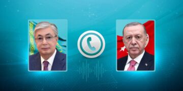 Токаев поздравил президента Турции с днем рождения