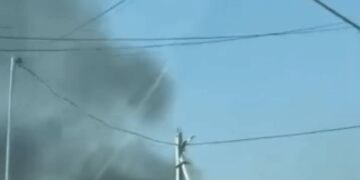 Крупный пожар произошел в Таразе