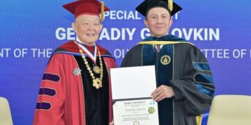 Геннадий Головкин стал почетным доктором университета