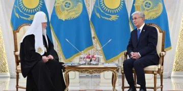 Тоқаев Астанаға келген Мәскеу және бүкіл Ресей патриархы Кириллмен кездесті