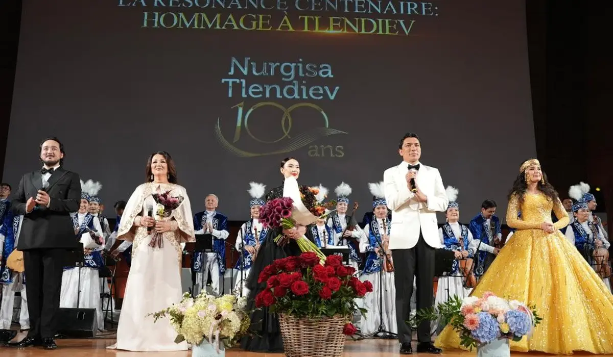 Нұрғиса Тілендиевтің 100 жылдығы Париж төрінде атап өтілді