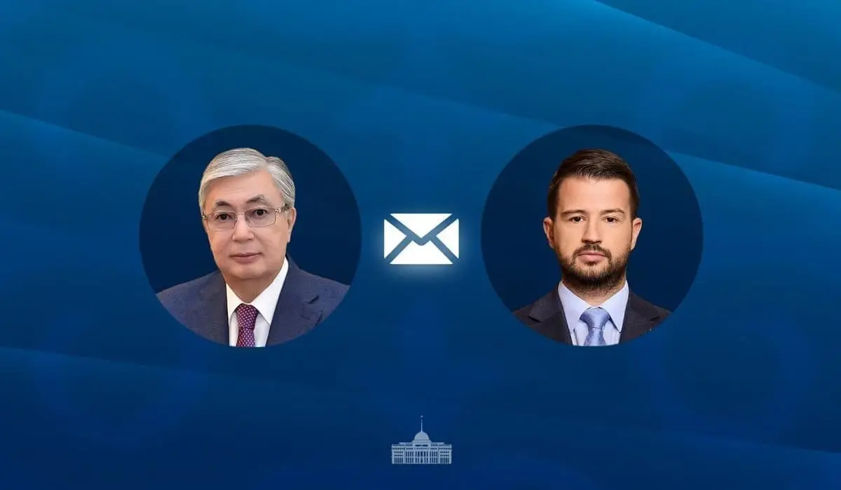 Токаев поздравил президента Черногории с Днем государственности