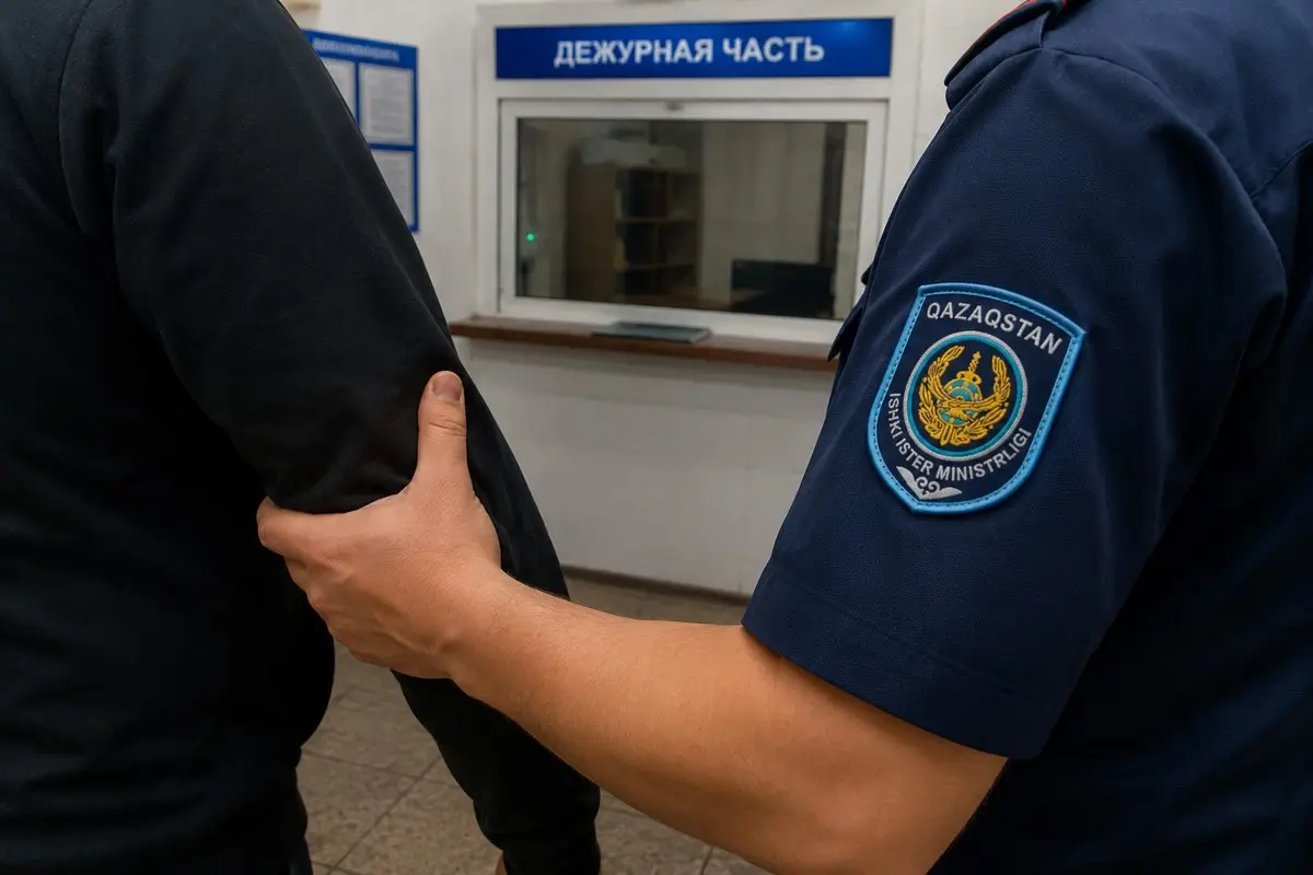 В Шымкенте мужчина жестоко избил жену на глазах у детей – его задержали